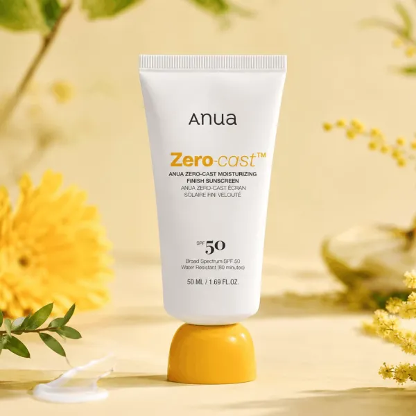 Anua Zero-Cast Moisturizing Finish Sunscreen SPF 50+ PA++++ - 50ml
